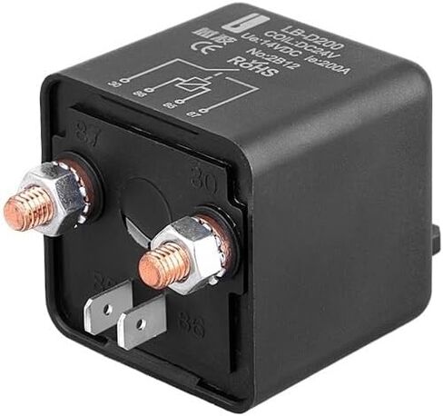 ترحيل سيارات Puryn Lanboo الحالي 120/200A 12V 24V التحكم في تكييف الهواء (LB-D120DC12V120A) in Kuwait