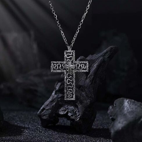 Unique Cross Necklace with Secret Compartment Pendant Necklace Vintage Handmade Pendant Jewellery Fashion Gift in Saudi Arabia