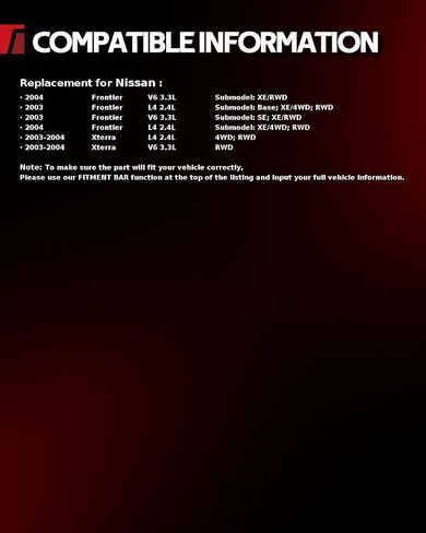 أسطوانة Brake Master Torchbeam مع خزان ، بديل مباشر مناسب لـ Nissan Xterra 2003-2004 ، معتمدة DOT ، سبيكة الألومنيوم ، تشمل الأجهزة المتصاعدة in Saudi Arabia