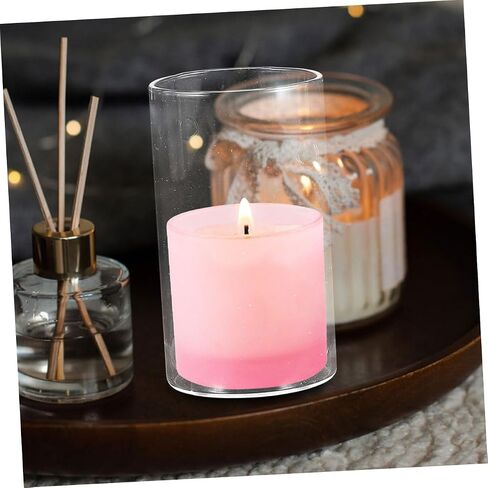 3Pcs Candle Shades Decorative Cylinder Covers for Windproof Protection for Home Decor Weddings Centerpieces in Saudi Arabia