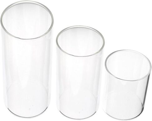 3Pcs Candle Shades Decorative Cylinder Covers for Windproof Protection for Home Decor Weddings Centerpieces in Saudi Arabia