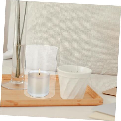 Vosarea 2pcs Closp Candle Holder يغطي حاملي شمعة الدعامة ظلال مقاومة للرياح لديكور الزفاف in Saudi Arabia
