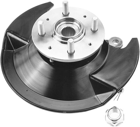 Front Steering Knuckle & Wheel Bearing Hub Assembly For 2003 2004 2005 HONDA CIVIC（ Fits L4 1.7L Only） 698494 698495 45255S01A00 44600S5DA00 698-494 698-495 Left & Right in Saudi Arabia