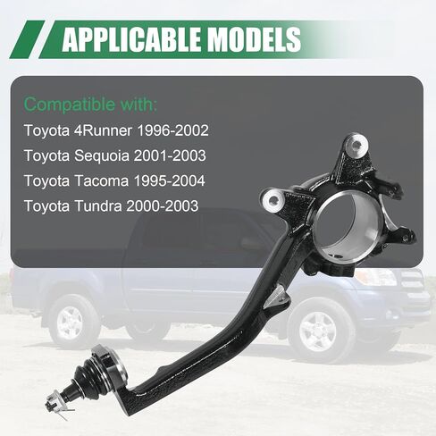 مقاربة مقاربة اليسار/السائق مقاربة مقاربة متوافقة مع تويوتا 4Runner 1996-2002 ، Sequoia 2001-2003 ، Tacoma 1995-2004 ، Tundra 2000-2003 استبدال# 698-151 4320235070 4320235071 in Saudi Arabia