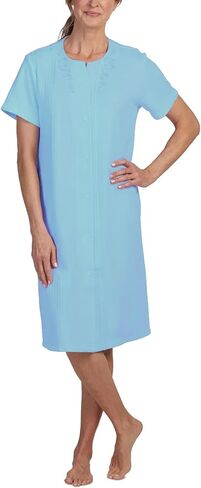 Miss Elaine Women's Quilt In Knit SS Short Robe in Saudi Arabia