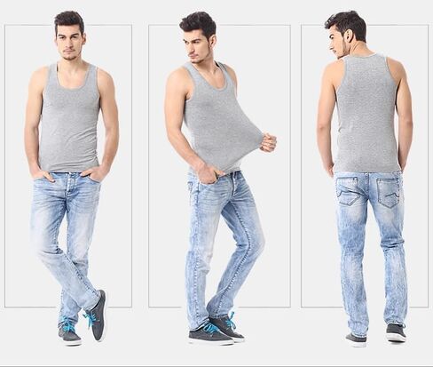 Men's A-Shirt TanksLightweight Cotton Moisture-Wicking Tank Undershirts (3 Pack) in Saudi Arabia