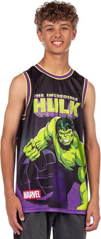 Marvel The Incredible Hulk Basketball Jersey Men's Unleash The Fury Athletic Gym Tank Top in Saudi Arabia