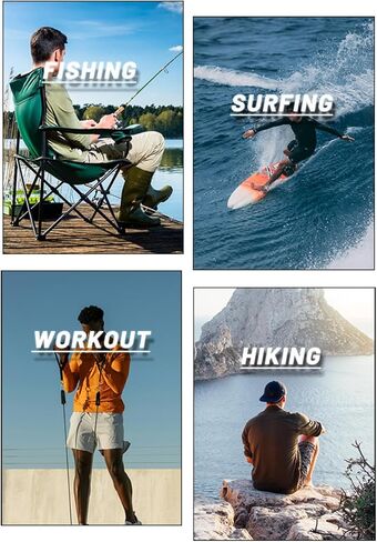 MAGCOMSEN 4 Pack Men's Shirts Long Sleeve Sun Protection UPF 50+ UV SPF Dry Fit T-Shirts for Workout Athletic in Saudi Arabia