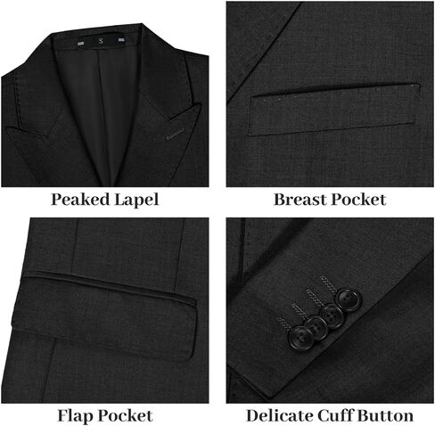 Men's Suit 2 Piece Suits Double Breasted Men Slim Fit Suit Blazer Pants Set Wedding Prom Tuxedos in Saudi Arabia