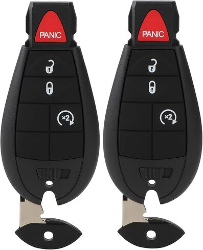 2 Pack 4 buttons Remote Control Car Key Fob 2014-2018 Fit for Jeep Cherokee 2.4L,2014-2018 Fit for Jeep Cherokee 3.2L GQ4-53T in Saudi Arabia