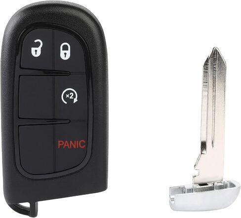 1 Pack 4 buttons Remote Control Car Key Fob 2014-2018 Fit for Jeep Cherokee 2.4L,2014-2018 Fit for Jeep Cherokee 3.2L GQ4-54T in Saudi Arabia