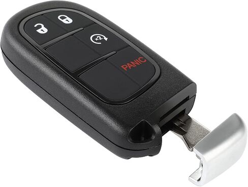 1 Pack 4 buttons Remote Control Car Key Fob 2014-2018 Fit for Jeep Cherokee 2.4L,2014-2018 Fit for Jeep Cherokee 3.2L GQ4-54T in Saudi Arabia