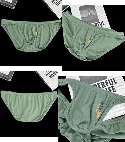 WINDAY Men's Modal Low Rise Bikini Briefs Soft Moisture Wicking Underwear in Saudi Arabia