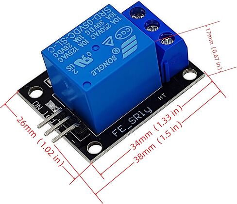 8pcs 1 قناة 5V ترحيل وحدة مؤشر LED LED KY-019 1 Way Relay Shield Board متوافق مع Arduino ARM PIC AVR MCU in Kuwait