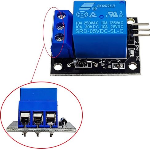 8pcs 1 قناة 5V ترحيل وحدة مؤشر LED LED KY-019 1 Way Relay Shield Board متوافق مع Arduino ARM PIC AVR MCU in Kuwait