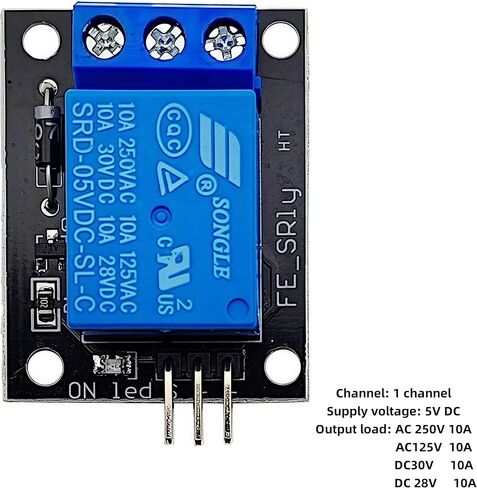 8pcs 1 قناة 5V ترحيل وحدة مؤشر LED LED KY-019 1 Way Relay Shield Board متوافق مع Arduino ARM PIC AVR MCU in Kuwait