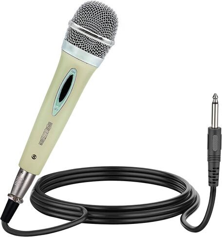 5 ميكروفونات أساسية XLR ميكروفون ديناميكي كاريوكي يغني ميكروفونو سلكي احترافي أحادي الاتجاه 1/4 توصيل سلكي لموسيقى DJ الصوتية - PM-286 in Kuwait