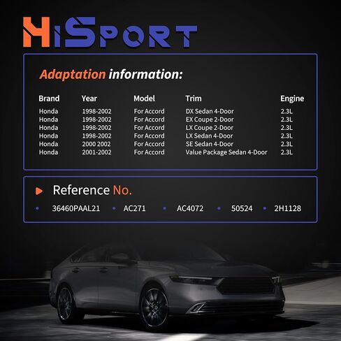 Hisport IAC Ridle Control Valve مع Gasket متوافق مع Honda Accord 2.3L EX LX SE DX 1998-2002 استبدال 36460PAAL21 AC271 in Saudi Arabia