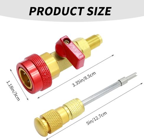 EATAKWARD R134A R1234YF R22 VALVE CORE REALLER TOOL TOOL TOUR in Saudi Arabia