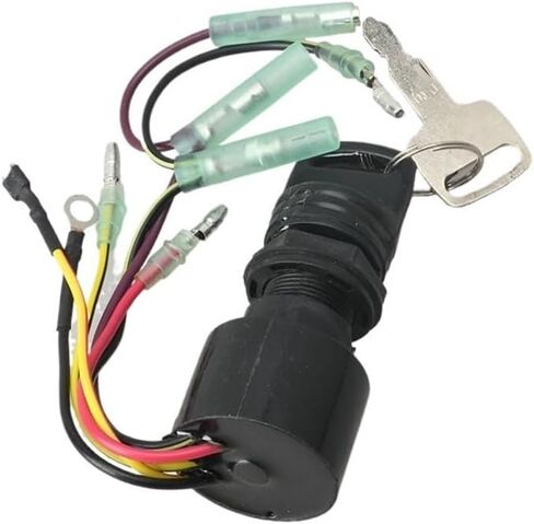 Boat Ignition Key Switch Compatible with 87-17009A5 in Saudi Arabia