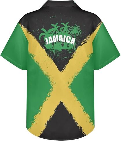 jamaican 2 قطعة مجموعة زوجين من النساء جامايكا العلم قصير الأكمام قميص ضئيل ضئيلة in Kuwait