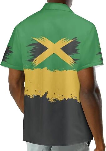 jamaican 2 قطعة مجموعة زوجين من النساء جامايكا العلم قصير الأكمام قميص ضئيل ضئيلة in Kuwait