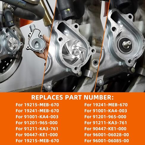 طقم إصلاح مضخات المياه أوتفيك طقم من حشيات عمود الختم لصالح هوندا CRF450R in Kuwait