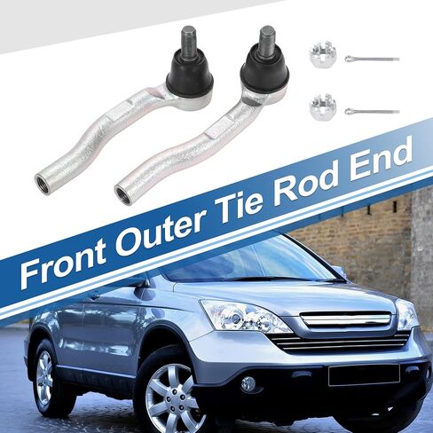 X AUTOHAUX 2pcs Front Outer Tie Rod Ends Kit Suspension Steering Tie Rod End for Honda CR-V 2012-2018 Drag Link No.53540T0AA01/53560T0AA01 in Kuwait