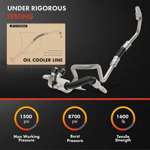 A-Premium Inlet & Outlet Automatic Transmission Oil Cooler Line Hose Assembly Compatible with Ford F-150 F150 2017-2020, Expedition 2018-2021 & Lincoln Navigator 2018-2021 in Saudi Arabia