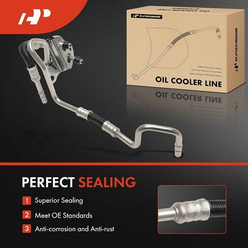 A-Premium Inlet & Outlet Automatic Transmission Oil Cooler Line Hose Assembly Compatible with Ford F-150 F150 2017-2020, Expedition 2018-2021 & Lincoln Navigator 2018-2021 in Saudi Arabia