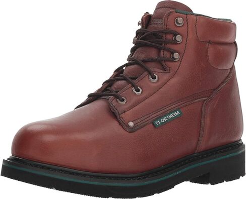 Florsheim Work Utility Men's 6" Steel Toe Work Boot Black Walnut - 12 Wide in Saudi Arabia