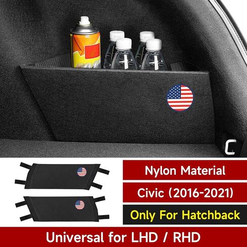 2PCS Rear Trunk Organizer Side Divider Board Compatible with 11th Gen Honda Accord 2023 2024 2025 Interior Accessories in Kuwait