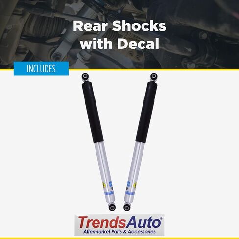 مجموعة من الصدمات الخلفية 5100 تناسب 2019-2025 Silverado / Sierra 1500 مع 0-1 "Leaf Lift & Trail Boss / At4 Off Road Package | يتضمن Trendsauto Secal in Saudi Arabia