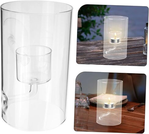 Tealight Holder Decor Glass Cover Cover Home Decorative Shade for Wedding Banquet in Saudi Arabia