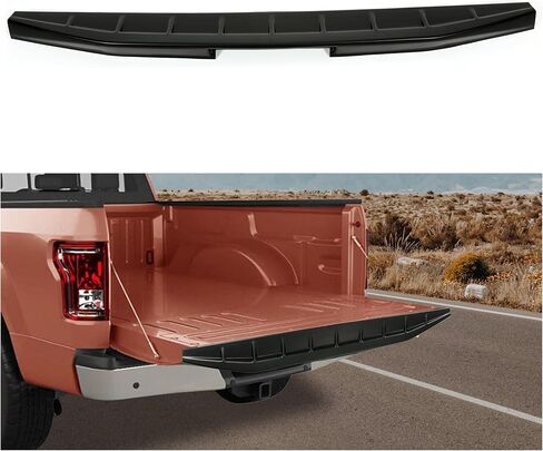 تغطية المفسد من Hecasa Tailgate متوافق مع 2015-2020 Ford F-150 F150 المفسد الخلفي Capt Trunk Captort Protector Matte Black in Saudi Arabia