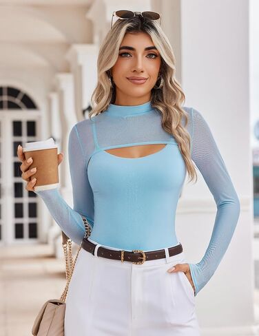 Avidlove المرأة الطويلة الأكمام الجسدية السخرية السلاحف العنق الشبيهة in Kuwait