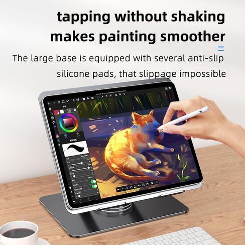 Adjustable Laptop Stand for Desk - Portable Computer Stand with Cooling Function - Stable Laptop Desk Stand for Home Office - Fits Various Laptop Sizes in Saudi Arabia