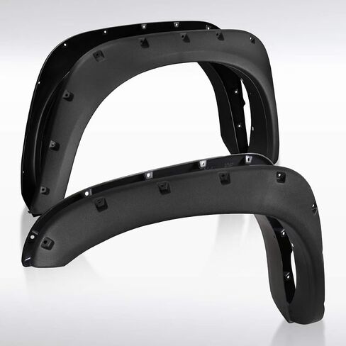 Autozensation Compatible with 2002-2008 Dodge Ram 1500, 2003-2009 Ram 2500 3500, 4PC Front + Rear Rugged Texture Pocket Fender Flares Wheel Cover in Saudi Arabia