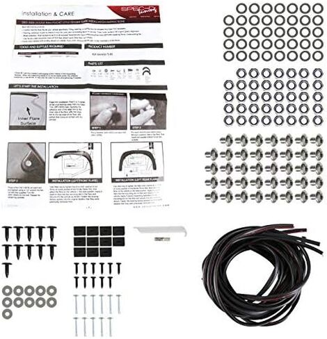 Autozensation Compatible with 2002-2008 Dodge Ram 1500, 2003-2009 Ram 2500 3500, 4PC Front + Rear Rugged Texture Pocket Fender Flares Wheel Cover in Saudi Arabia