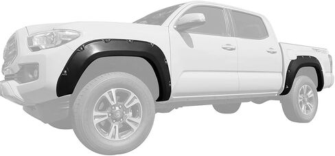 حقن غير لامع مقولبة Fender Flare Black 4 قطع FIT 2016-2022 Toyota Tacoma in Saudi Arabia