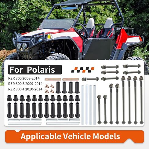 طقم الترباس الأمامي والخلفي A-ARM ARM لـ Polaris RZR 800 2008 S 4 2008-2014 5137104 in Saudi Arabia