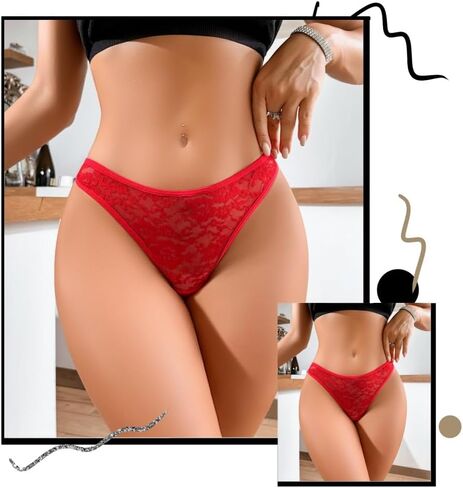 G-string thongs للنساء مثير الدانتيل صفيق سراويل داخلية ملابس داخلية Lingerie Tangas Low Rise Broks t مرة أخرى in Kuwait
