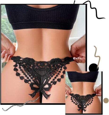G-string thongs للنساء مثير الدانتيل صفيق سراويل داخلية ملابس داخلية Lingerie Tangas Low Rise Broks t مرة أخرى in Kuwait