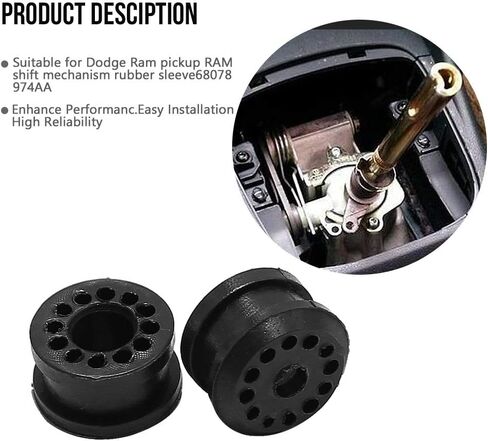 2PCS CASE CASE SHIFTER BUTHING LUGHINGS KIT 68078974AA PRESSTION DODGE RAM 1500 2500 3500 4X4 in Saudi Arabia