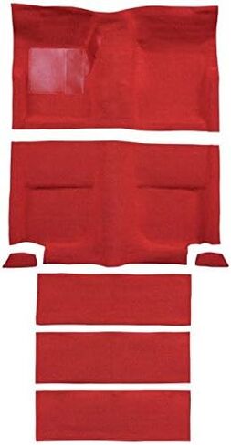 ACC Automotive Carpet Compatible with 1965 to 1968 Ford Mustang, Fastback Kit, with Folddowns (501-Black 80/20 Loop) in Saudi Arabia