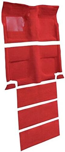 ACC Automotive Carpet Compatible with 1965 to 1968 Ford Mustang, Fastback Kit, with Folddowns (501-Black 80/20 Loop) in Saudi Arabia