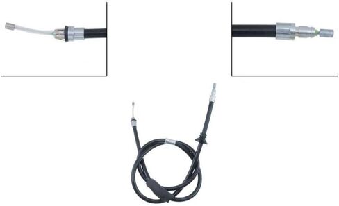 Rear Emergency Parking Brake Cable Kit 2PCS ZGYWAutoParts for Saturn SC1 1.9L 2000-2002, for Saturn SC2 1.9L 2000-2002, for Saturn SL1 1.9L 2000-2002, for Saturn SL2 1.9L 2000-2002 in Saudi Arabia