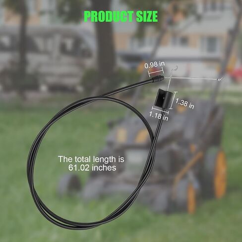 Lawn Mower Throttle Cable, OEM# 183567 532183567 182755 Engine Zone Brake Control Cable, Lawn Mower Replacement Accessories, Compatible with Bo-lens Husk-ee Cub-Cadet in Saudi Arabia
