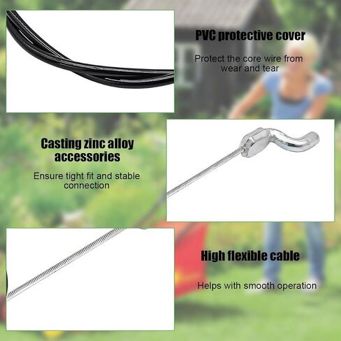 Lawn Mower Throttle Cable, OEM# 183567 532183567 182755 Engine Zone Brake Control Cable, Lawn Mower Replacement Accessories, Compatible with Bo-lens Husk-ee Cub-Cadet in Saudi Arabia