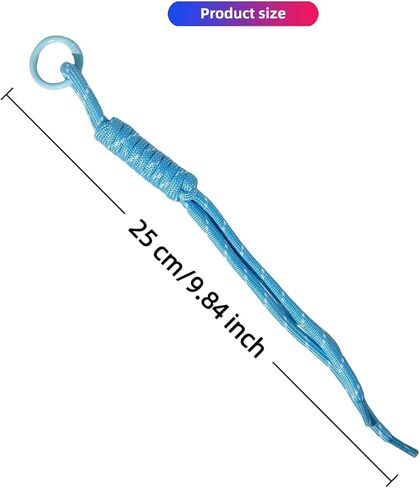 20pcs Handwoven Nylon Rope Keychain with Colorful Paracord,Womem Bead Letter Bag Charm Carabiner Knot Lanyard Keyring,for Handbag Friendship Gifts in Saudi Arabia